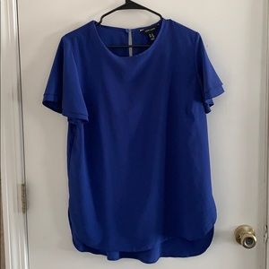 Royal blue blouse